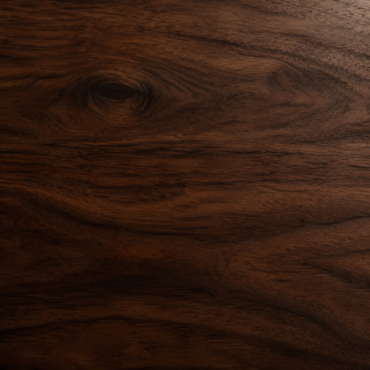 Dark stain finish