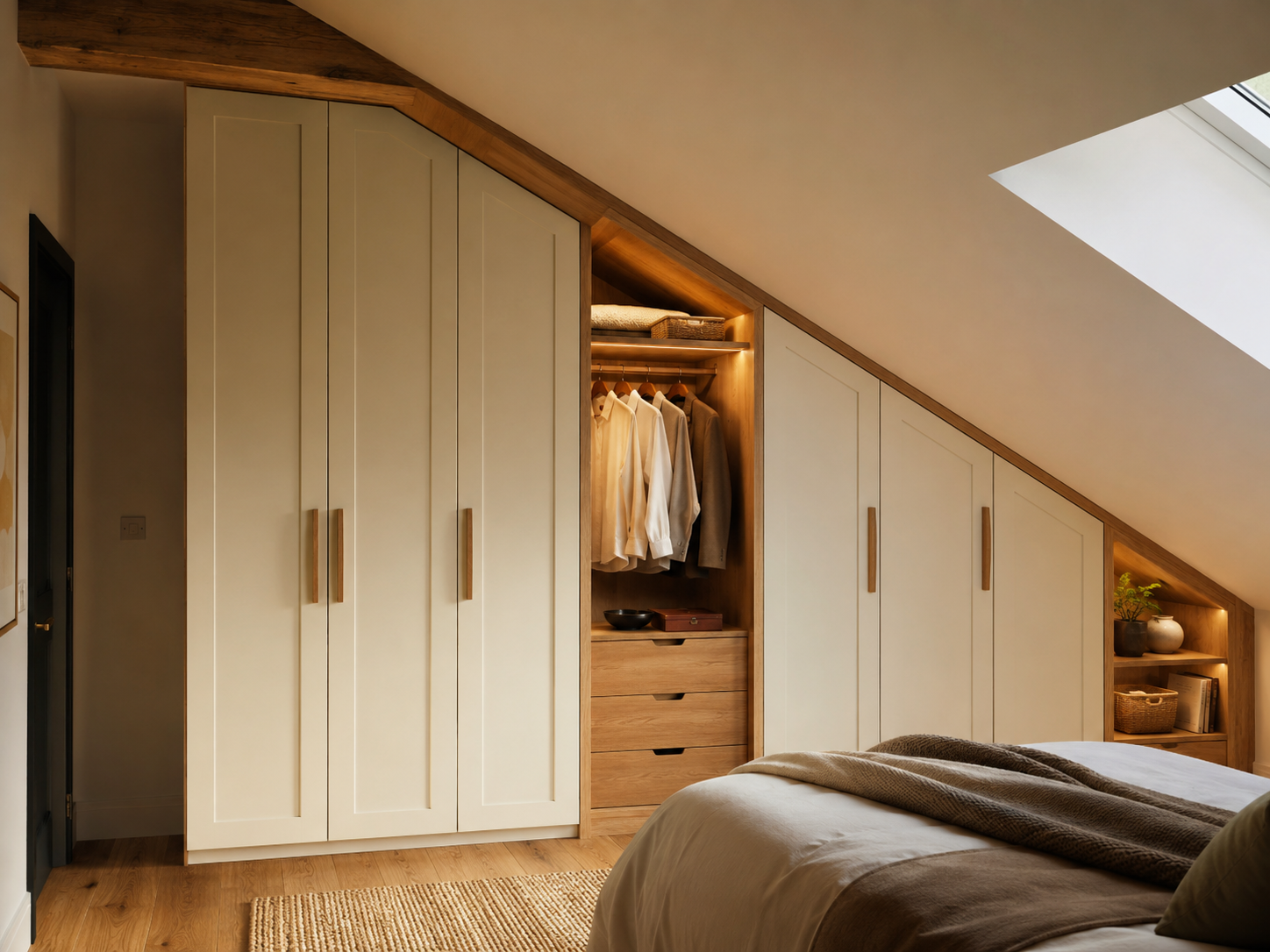 Attic wardrobe example
